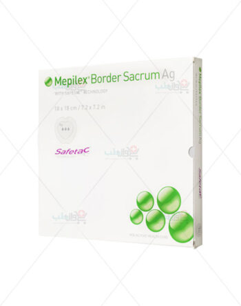 پانسمان فوم ساکروم چسبدار نقره