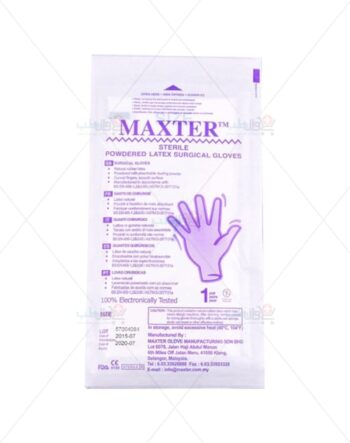 دستکش لاتکس جراحی,دستکش جراحی,دستکش لاتکس,دستکش استریل
