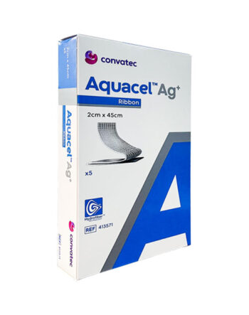 پانسمان هیدروفایبر نقره دار نواری کانواتک | آکواسل نقره